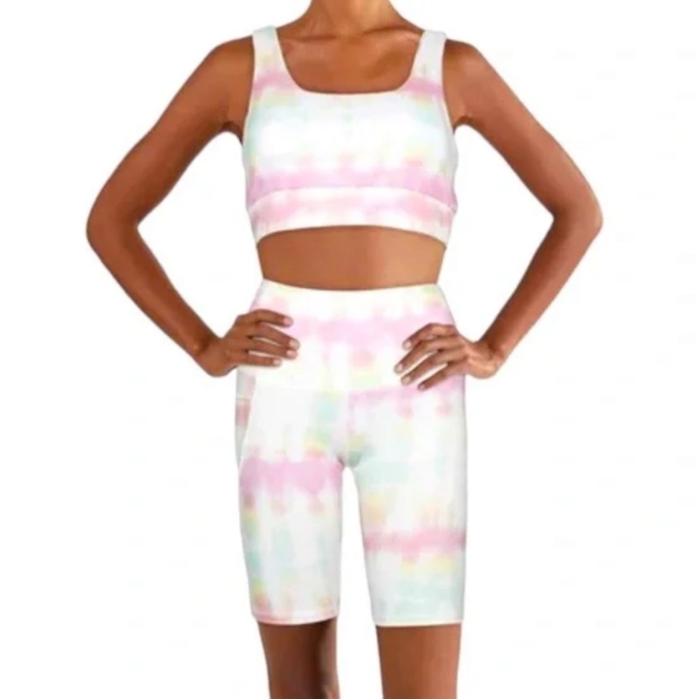 Catherine Malandrino UnicornWomen's Biker Shorts & Sports 2 piece set Medium